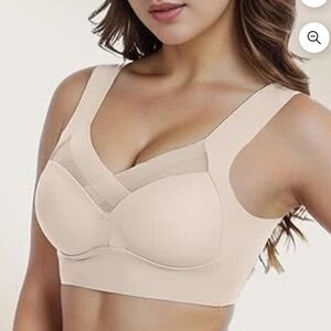 Zen Chic Bra - Seamless Powerful Push Up Wireless Bra Lift Sz XL NWT